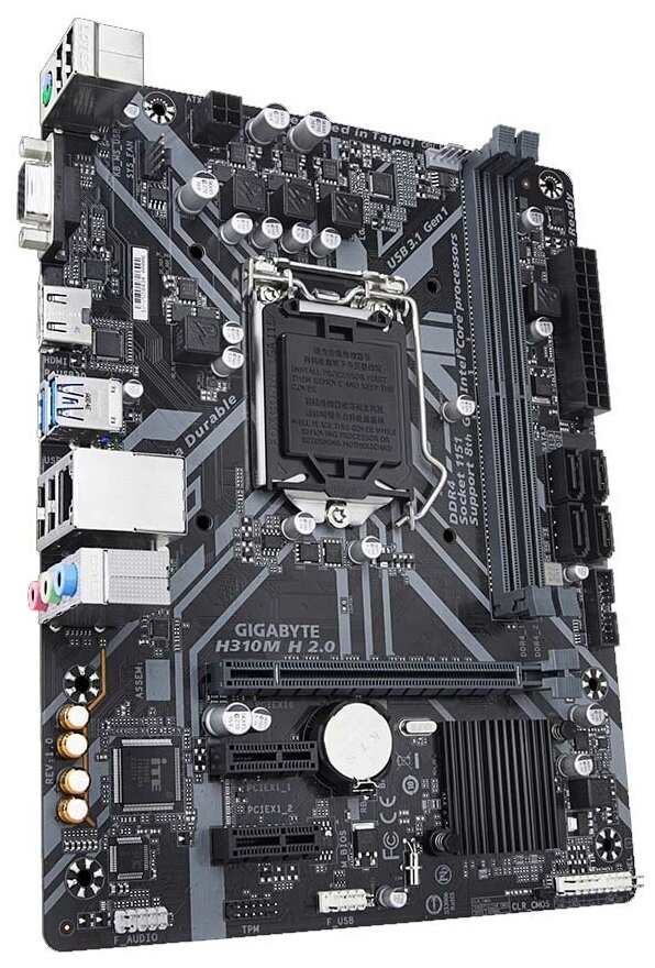 Материнская плата GIGABYTE H310M H 20