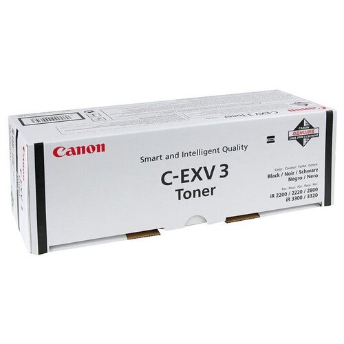Картридж Canon C-EXV3 BK (6647A002), 15000 стр, черный картридж canon c exv3 bk 6647a002
