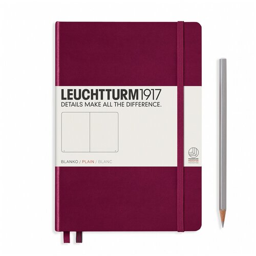 Записная книга Leuchtturm1917 359697 винный A5, 124 листа, винный