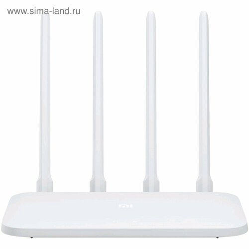 Wi-Fi роутер беспроводной Mi WiFi Router 4C (4C), 10/100 Мбит, белый