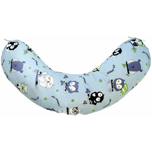 фото Наволочка к подушке для беременных amarobaby 170х25 (совы)