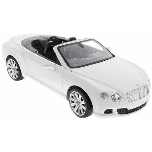 Rastar Bentley Continental GT 49900, 1:12, 38 см, белый легковой автомобиль rastar bentley continental gt 49900 1 12 38 см черный