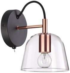 Бра Lumion Joseph 4455/1W, E14, 60 Вт, кол-во ламп: 1 шт., цвет арматуры: медный, цвет плафона: бесцветный