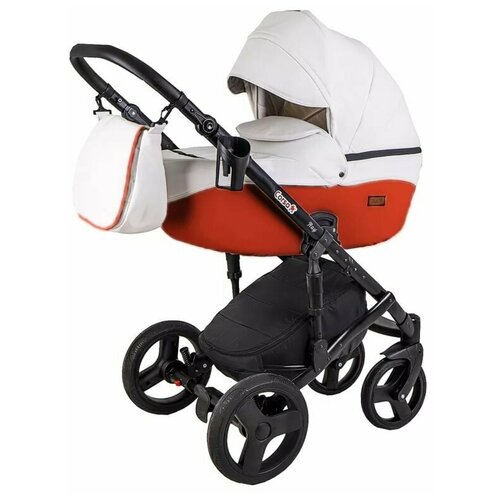 Универсальная коляска RAY Corsa Ecco (2 в 1, с переноской), 21, цвет шасси: черный