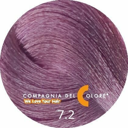 7.2 COMPAGNIA DEL COLORE Средне-русый фиолетовый краска для волос 100 МЛ оригинал