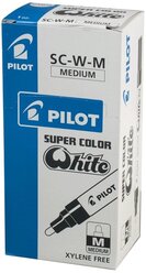 PILOT Маркер перманентный Super Color белый (SC-W-M)