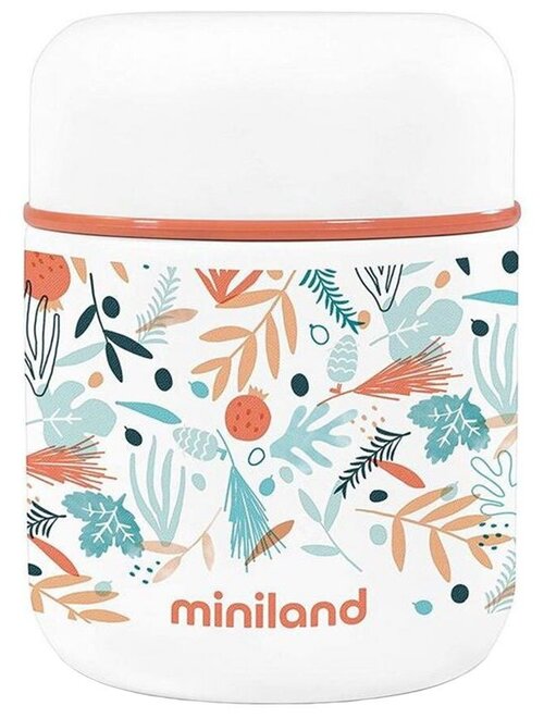 Miniland Mediterranean Thermos Mini, 0.28 л, белый