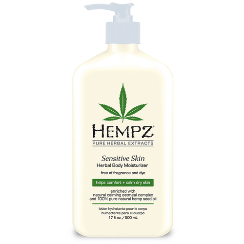 Hempz Sensitive Skin Herbal - Хэмпз Сенсетив Скин Хербал Увлажняющее молочко для чувствительной кожи, 500 мл -