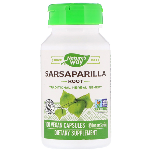 Nature's Way Sarsaparilla Root капс. 850 мг №100, 100 шт.