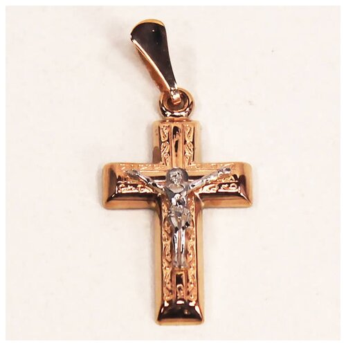 фото Православный крестик из красного золота 3800175 the jeweller