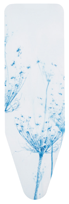 Чехол для гладильной доски 124Х38 см (B), 2 мм поролона, декор "цветок хлопка", Brabantia, Бельгия, 137303