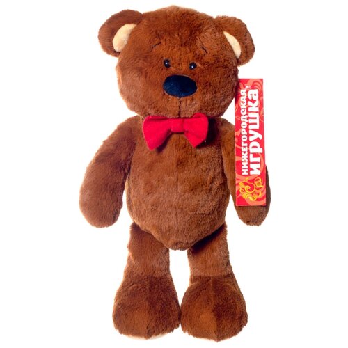 Мягкая игрушка Зоопарк с бантиком «Медведь»