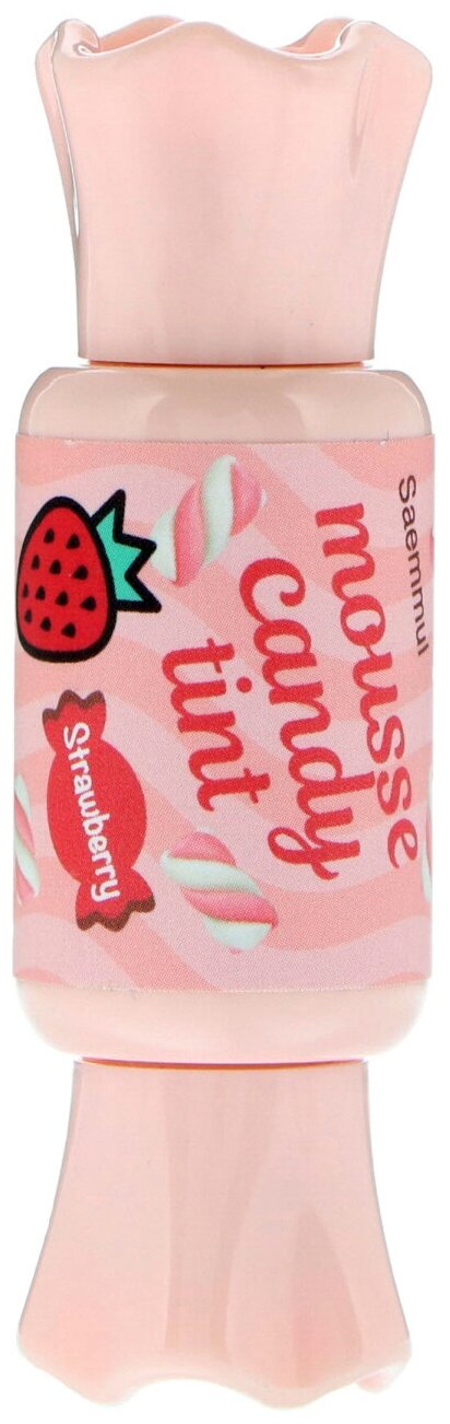 The Saem тинт для губ Saemmul Mousse Candy Tint, 02 strawberry mousse