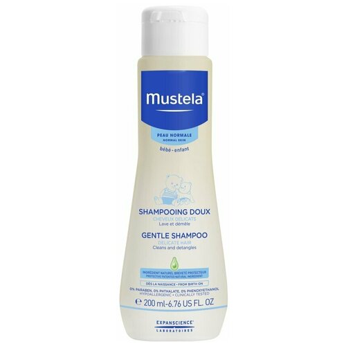 Шампунь детский MUSTELA Bebe мягкий, 200 мл.