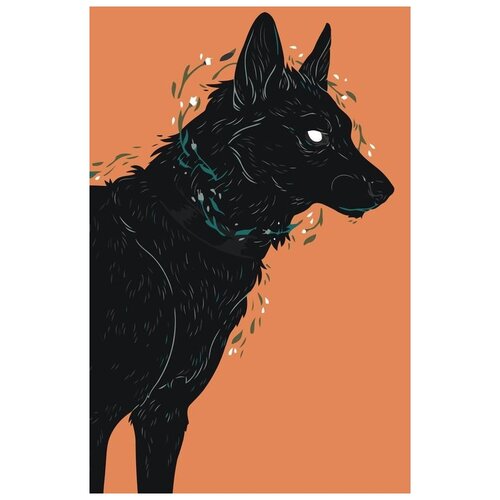 Картина по номерам «Волк», 40x60 см, Живопись по Номерам