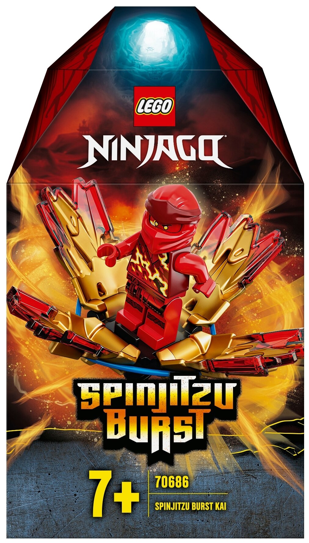 Конструктор LEGO Ninjago 70686 Шквал Кружитцу — Кай, 48 дет.