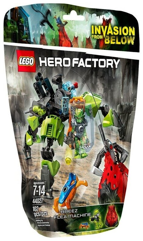 Конструктор LEGO Hero Factory 44027 Разведывательный модуль Бриза, 102 дет.