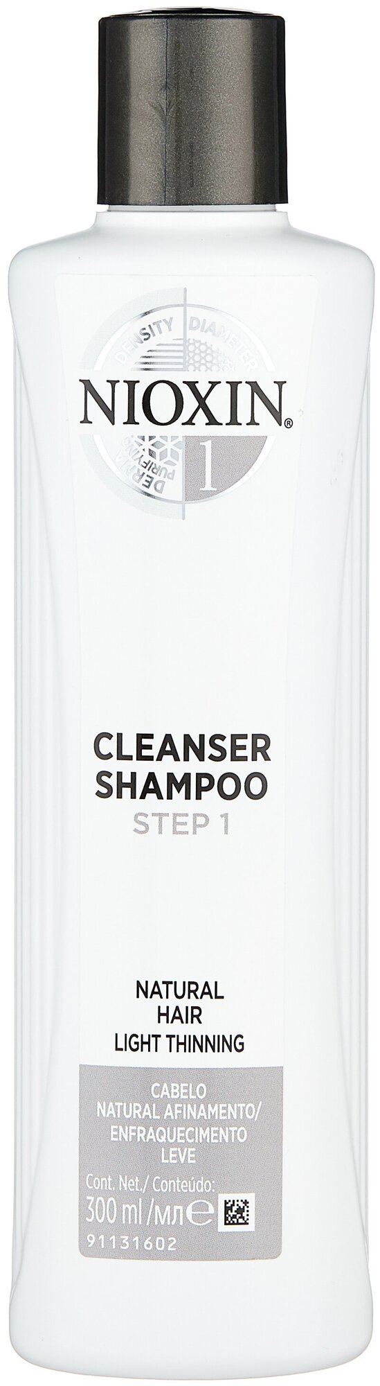 Nioxin шампунь System 1 Cleanser Step 1, 300 мл