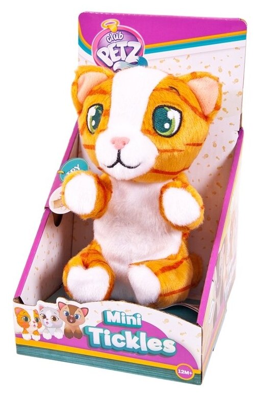 Котенок интерактивный (рыжий полосатый) (звук) шевелит лапками IMC Toys 96790