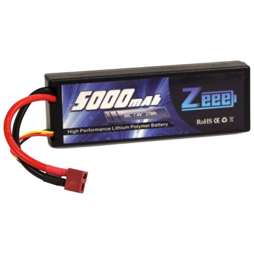 аккумулятор zeee power lipo 5s 80c 5200mah zeee 5200 5s 80c Аккумулятор для радиоуправляемых моделей Li-Po 7.4V 5000mAh 30C T-plug