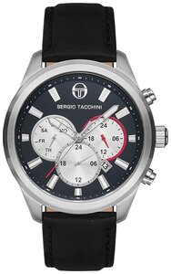 Фото Наручные часы SERGIO TACCHINI мужские ST.5.165.02 кварцевые, водонепроницаемые, подсветка стрелок