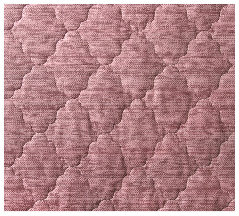 Покрывало Текс-Дизайн Цветущий миндаль, 180 х 210 см, персиковый/розовый - фотография № 3