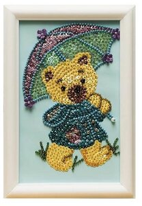 Фото Волшебная Мастерская Мозаика из пайеток Медвежонок М024