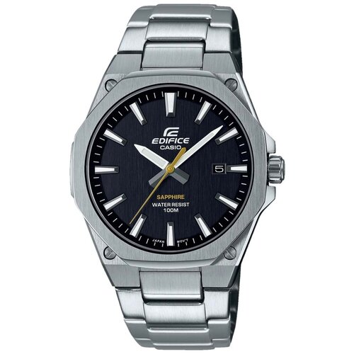 Наручные часы CASIO Edifice EFR-S108D-1AVUEF, черный, серебряный часы мужские casio edifice efr 568d 1avuef