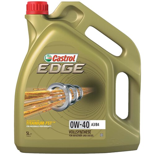 фото Синтетическое моторное масло castrol edge 0w-40 a3/b4, 5 л