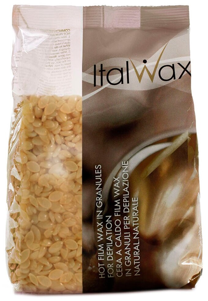 Воск ItalWax натуральный, пленочный, для депиляции, для чувствительной кожи, низкая плотность 1кг — фото 1