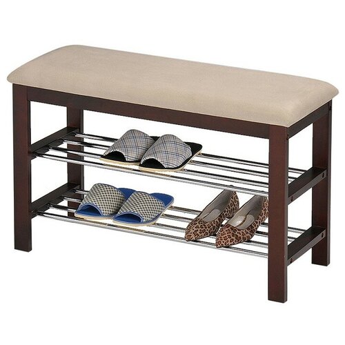 Обувница-скамья SR-0628 Искусственная коричневая кожа TetChair