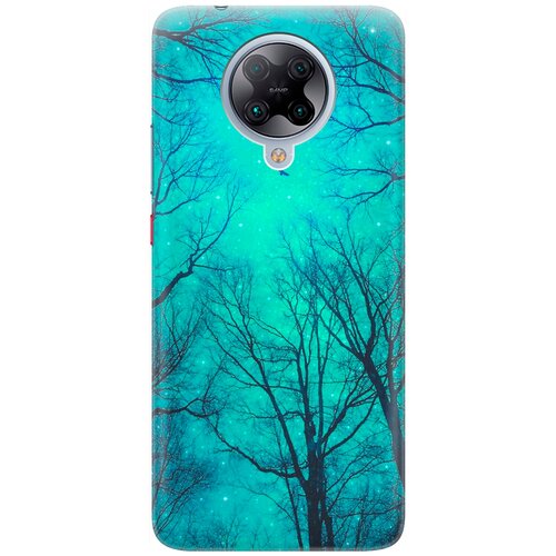 фото Re:pa накладка transparent для xiaomi poco f2 pro / redmi k30 pro с принтом "голубое небо в ветках"