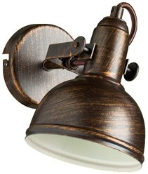 Настенный светильник Arte Lamp Martin A5213AP-1BR, E14, 40 Вт, кол-во ламп: 1 шт., цвет арматуры: коричневый, цвет плафона: коричневый