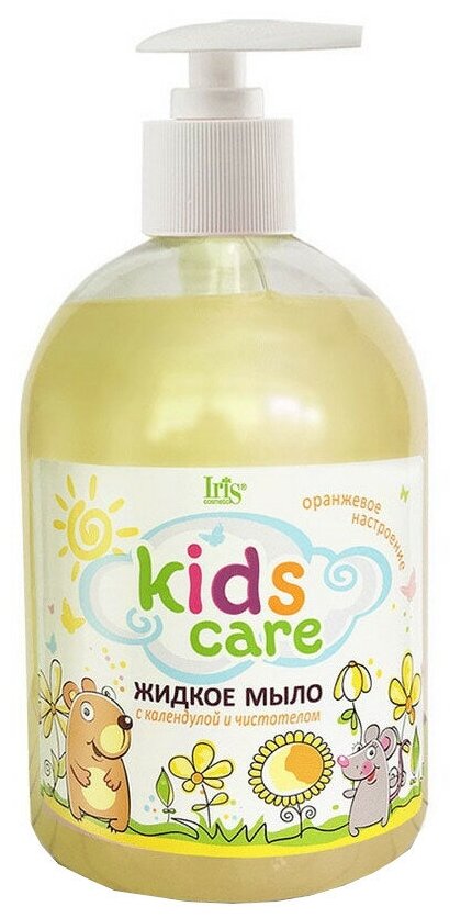 IRIS cosmetic Kids Care Мыло жидкое с календулой и чистотелом, 500 мл