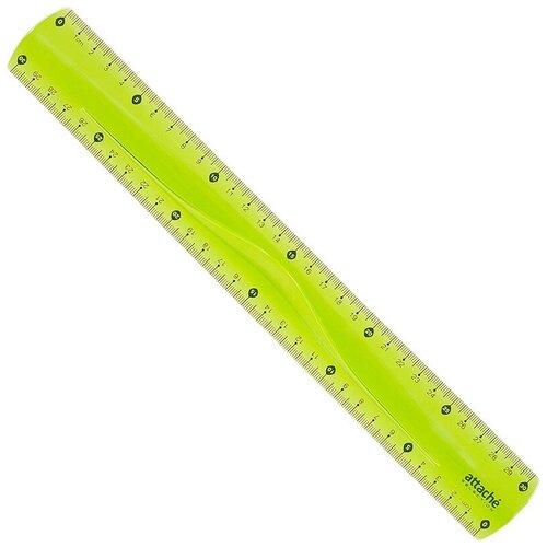 Attache Линейка Selection Flexible гибкая 30 см (389384), зеленый