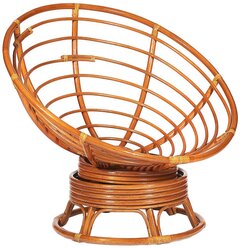 Кресло-качалка ротанг Papasan w 23/01 B Коньяк (без подушки)