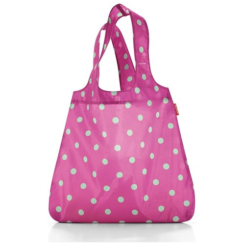 фото Сумка шоппер reisenthel, фактура гладкая, белый, фиолетовый