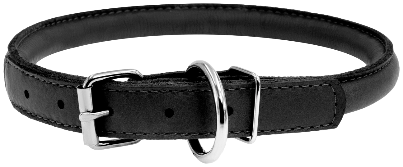 Ошейник COLLAR Soft для длинношерстных собак черный (ширина 20мм, длина 39-47см)
