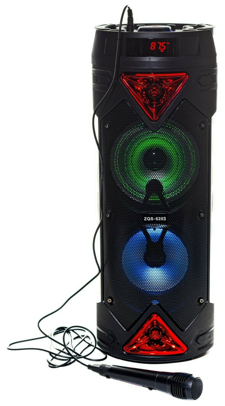 Беспроводная акустика BT Speaker ZQS-6203 Black