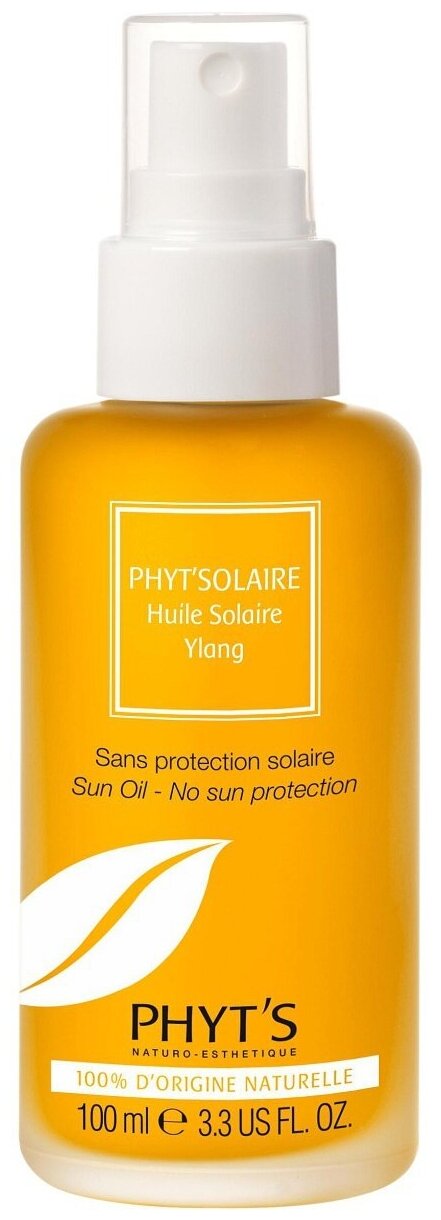 PHYTS Масло для загара Solaire Ylang, 100 мл