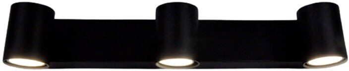 2410/3-GU10-Bk Светильник накладной черный