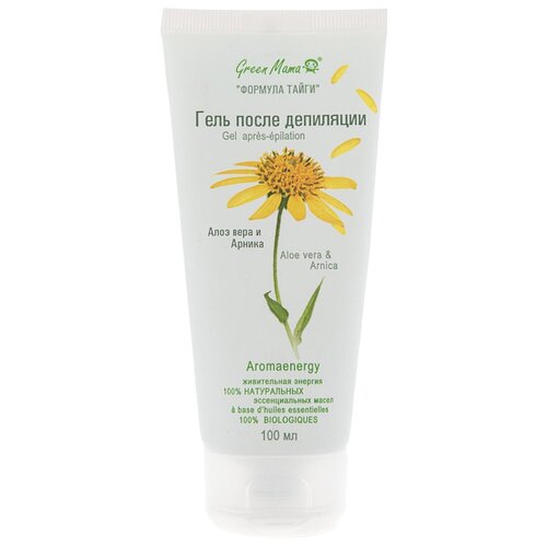 Green Mama Формула тайги Гель после депиляции Алоэ вера и Арника 100 мл 331₽