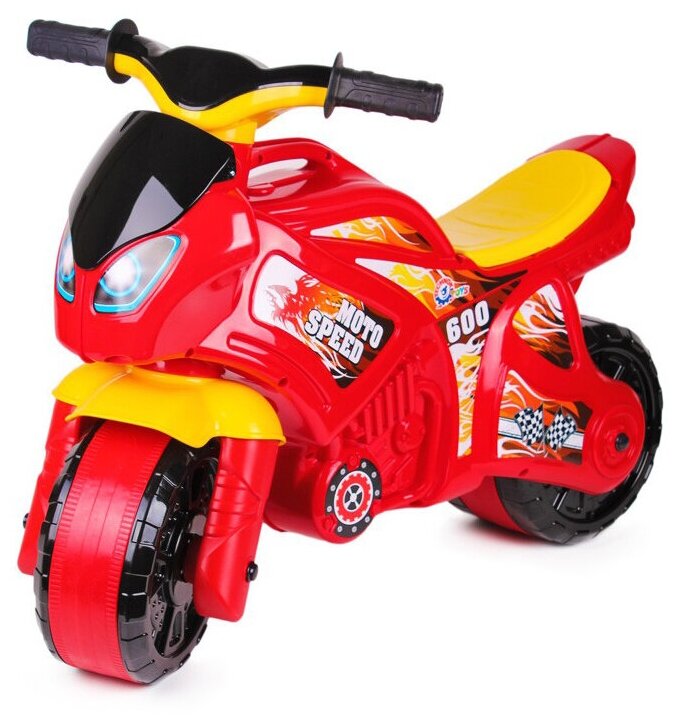 Каталка-толокар ТехноК Мотоцикл (5118) красный/желтый