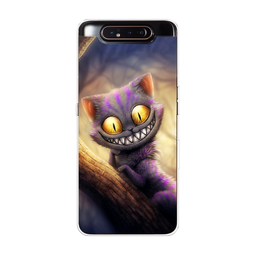 Силиконовый чехол на Samsung Galaxy A80 / Самсунг Гэлакси A80 Cheshire Cat