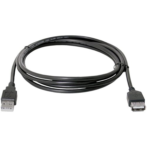 Кабель-удлинитель USB2.0 Defender USB02-06, USB-A (m) - USB-A (f), 1.8м, черный (87456)