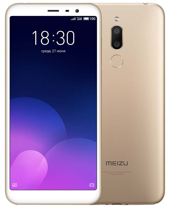 Смартфон Meizu M6T 2/16GB Gold (Золотистый) Global Version