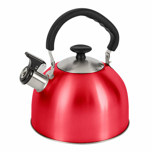 Чайник со свистком LUMME LU-269 красный гранат