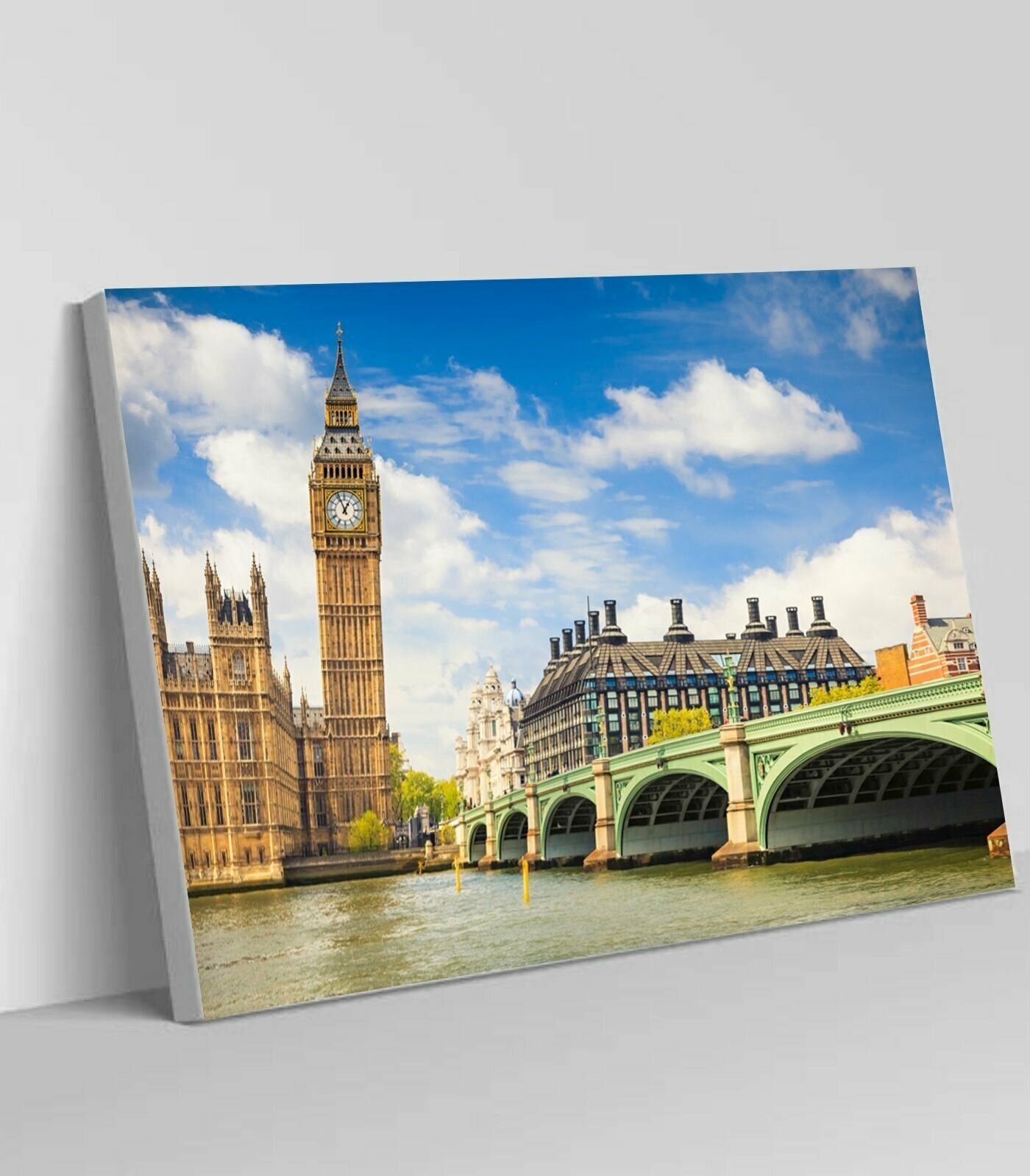 Алмазная мозаика "Лондон, города, мост, биг-бен"