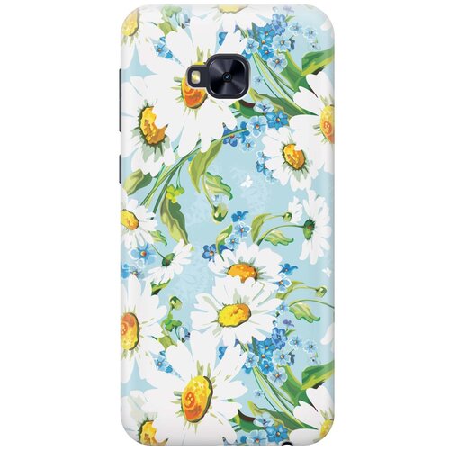 фото Cиликоновый чехол на asus zenfone 4 selfie pro (zd552kl) / асус зенфон 4 селфи про с принтом "поле ромашек" gosso
