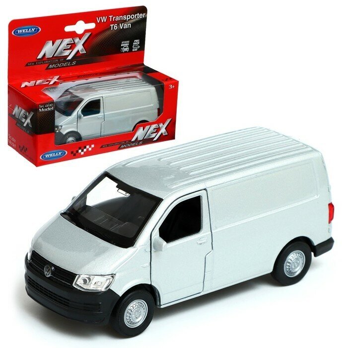 Welly Модель машины Volkswagen Transporter T6 VAN, масштаб 1:38, микс